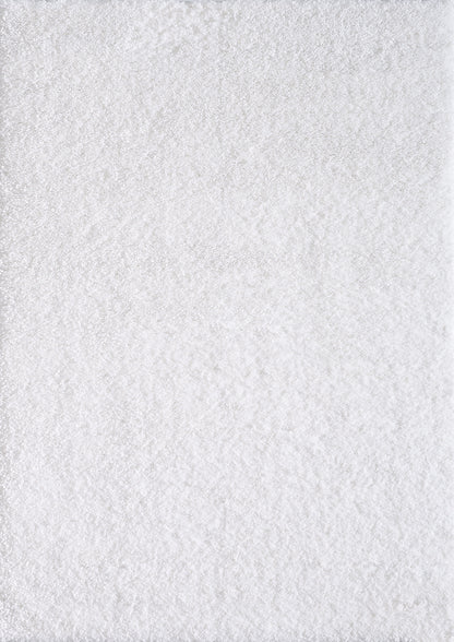 PLAIN SHAGGY 01800A WHITE